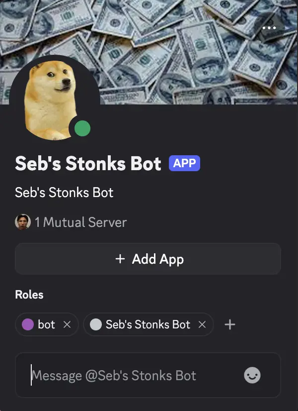 Discord Bot Profile