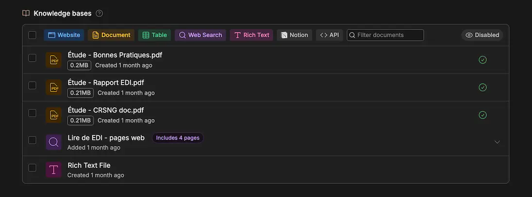 Chatbot resources