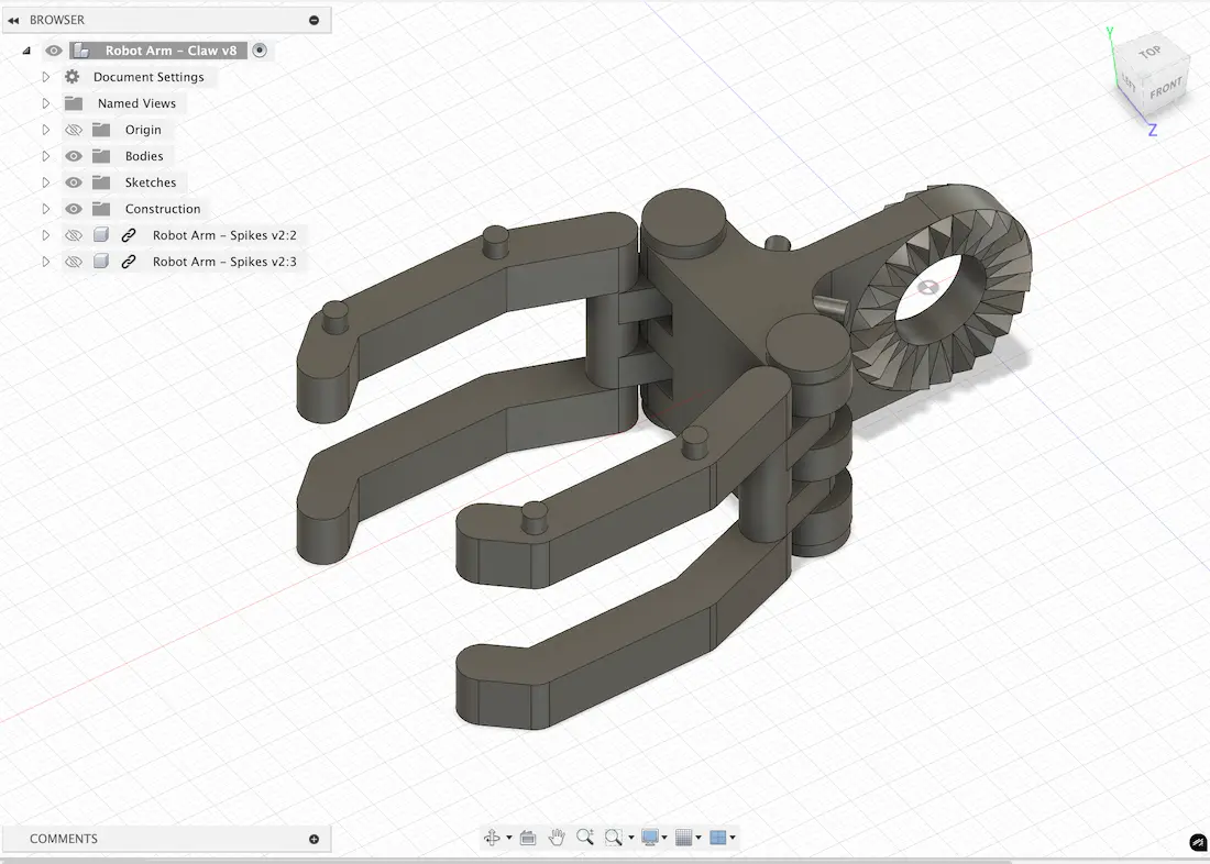 The simple claw mechanism